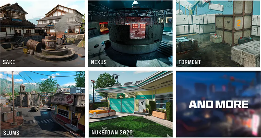 <h3>25+ MULTIPLAYER MAPS</h3>
