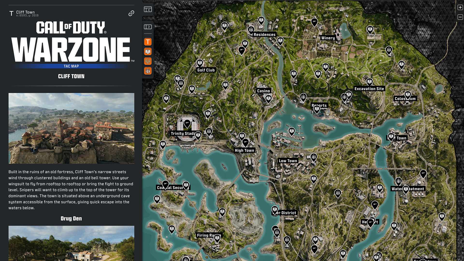 Call of Duty: Warzone Tac-Map: Avalon