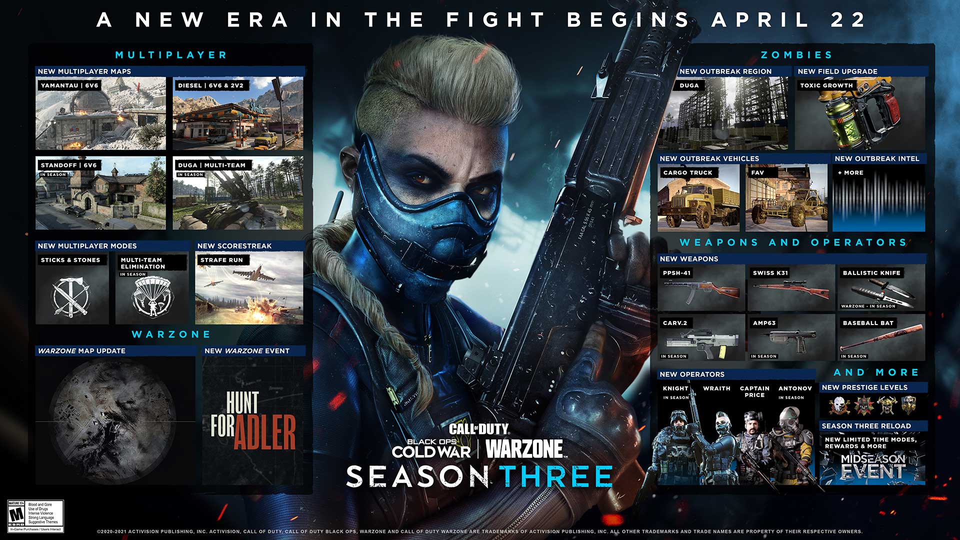 Season Two Reloaded Adds New Multiplayer Maps, Modes, Outbreak