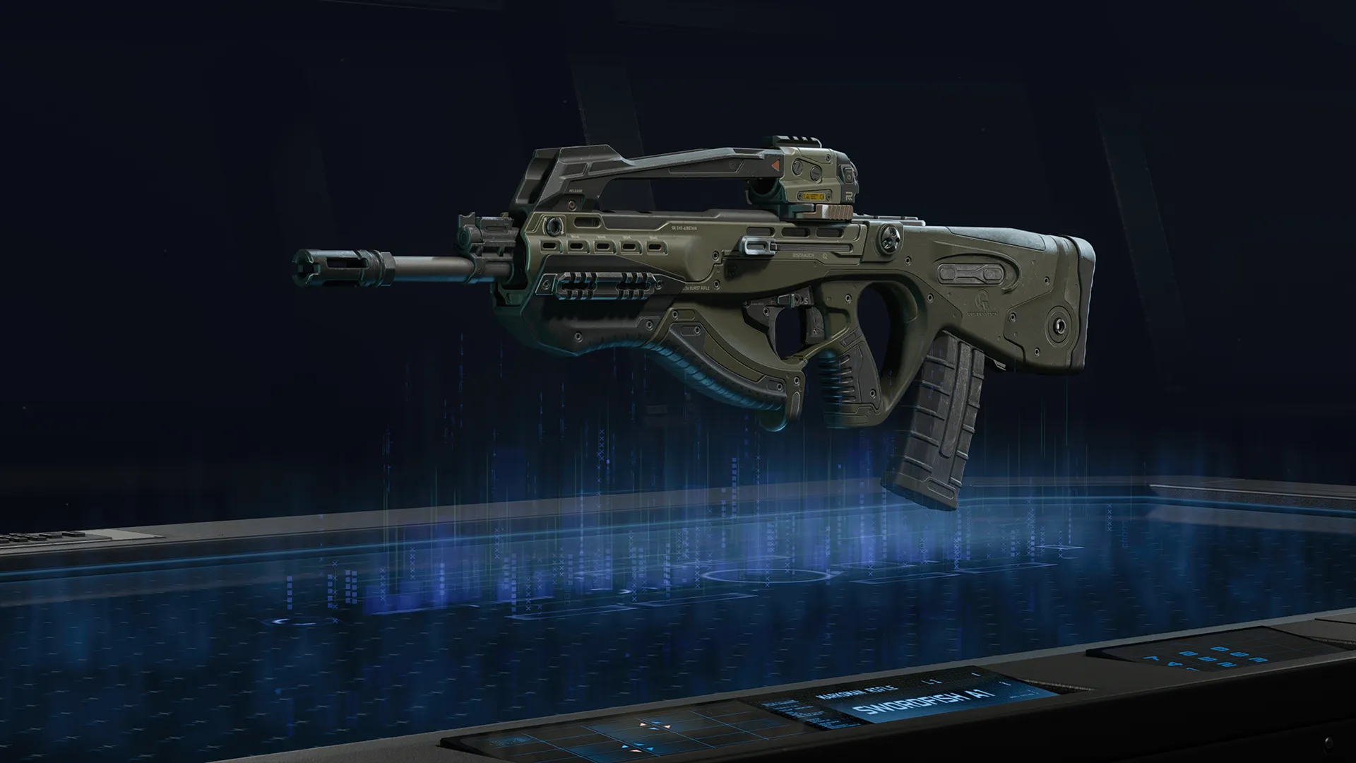 Image of the Swordfish A1 Marskman Rifle in Call of Duty: Black Ops 7
